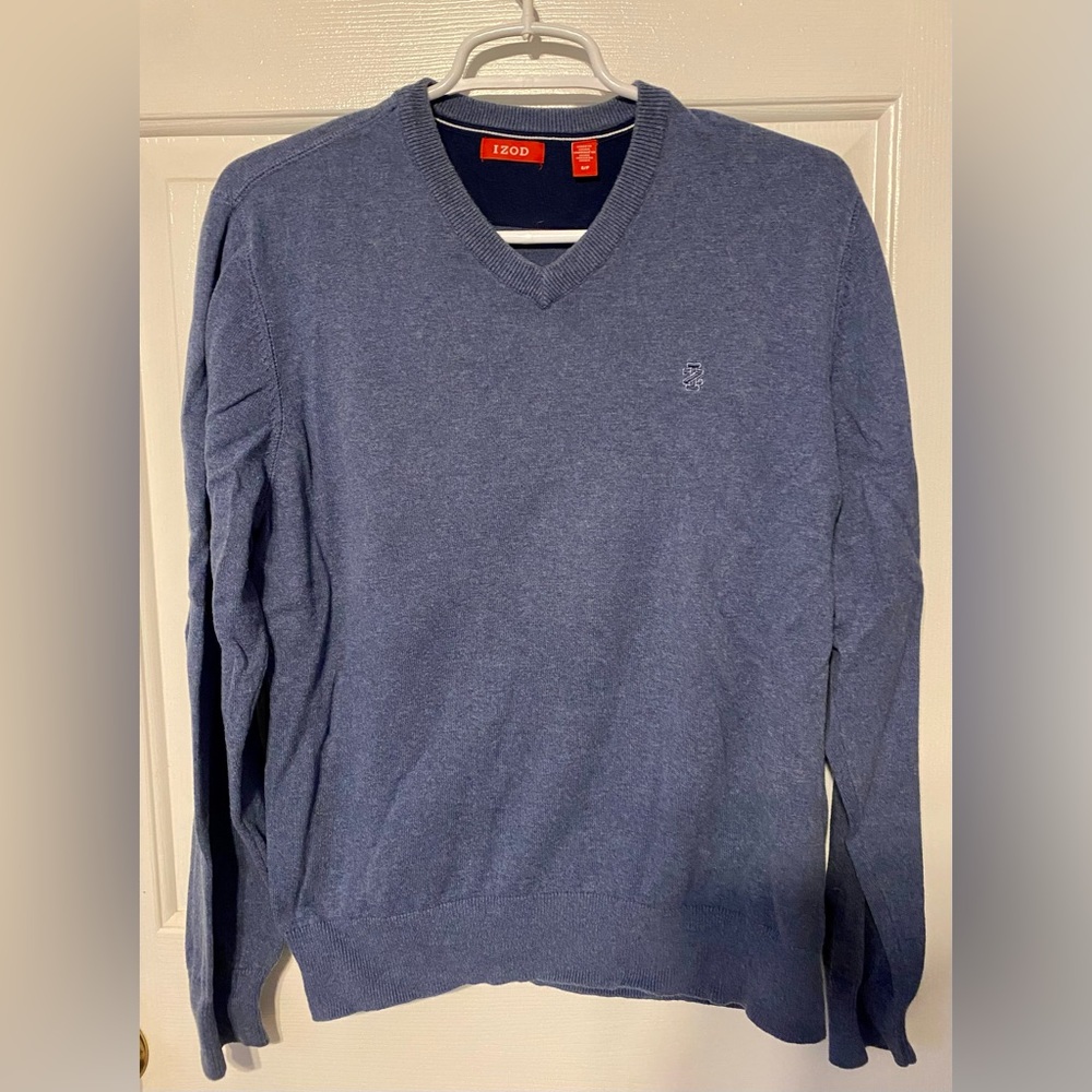 Izod Blue V-Neck Sweater